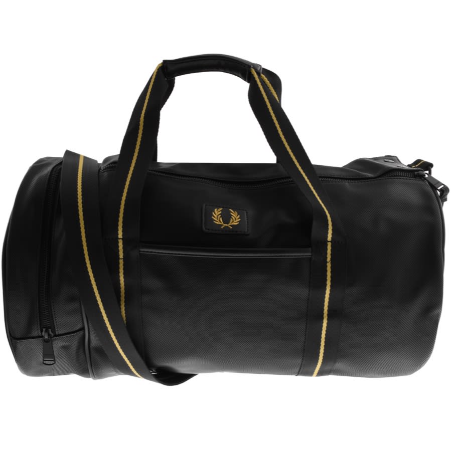 Alternative Image for ProductFred Perry Texture Barrel Bag Black1
